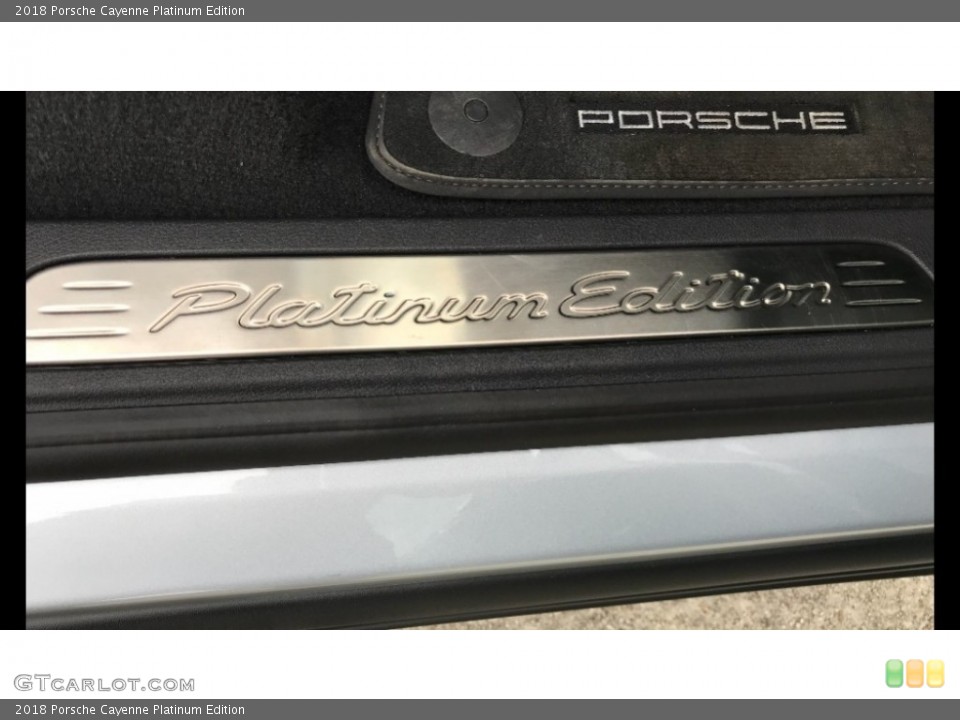 2018 Porsche Cayenne Badges and Logos