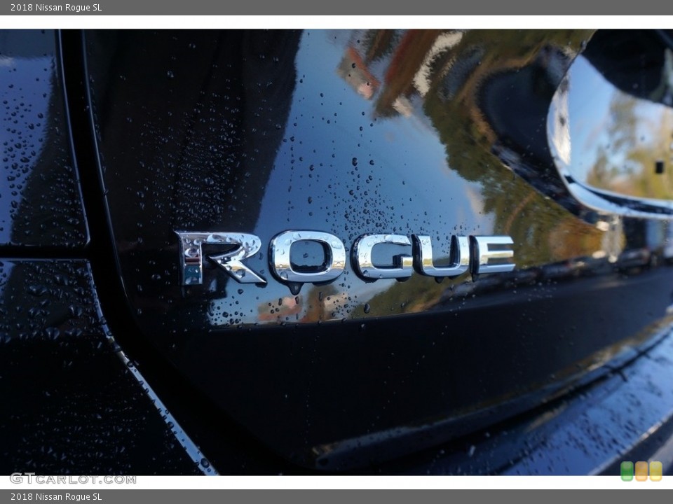 2018 Nissan Rogue Badges and Logos