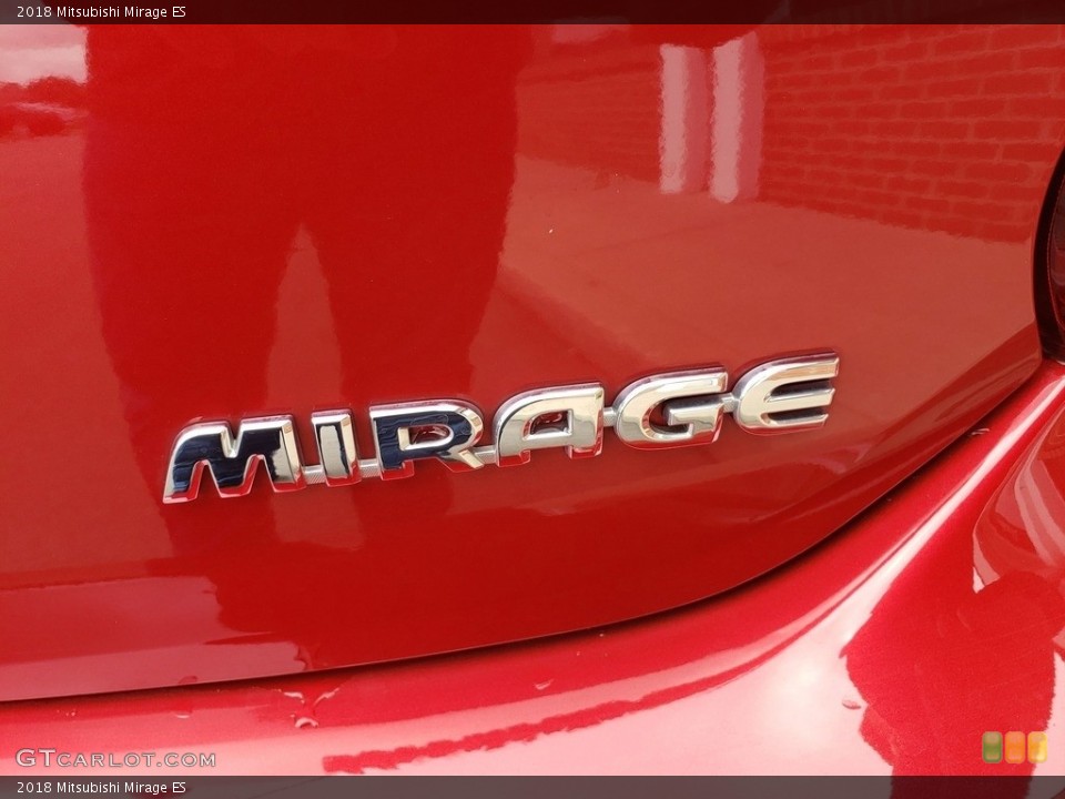 2018 Mitsubishi Mirage Badges and Logos