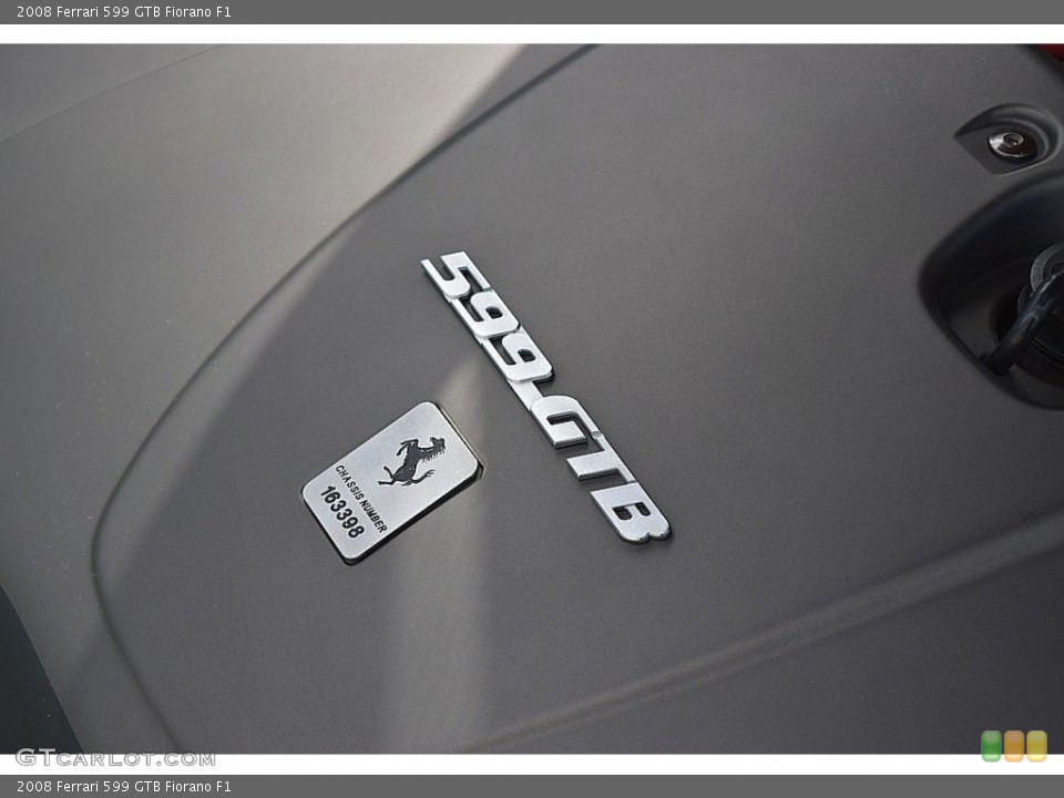 2008 Ferrari 599 GTB Fiorano Badges and Logos