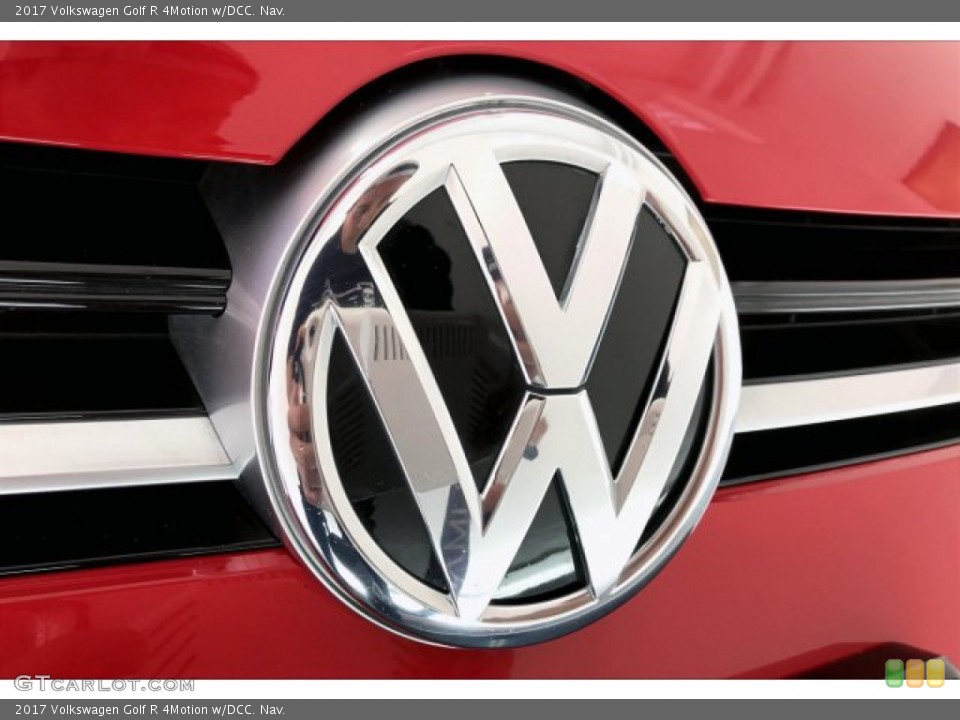 2017 Volkswagen Golf R Badges and Logos