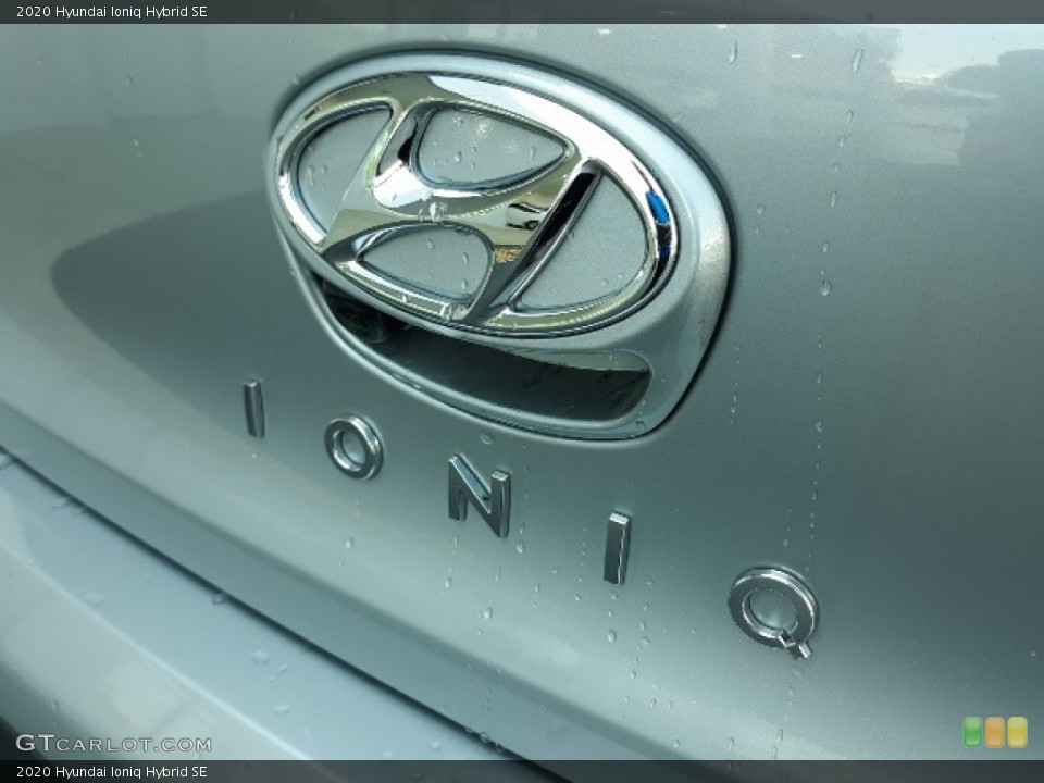 2020 Hyundai Ioniq Hybrid Badges and Logos