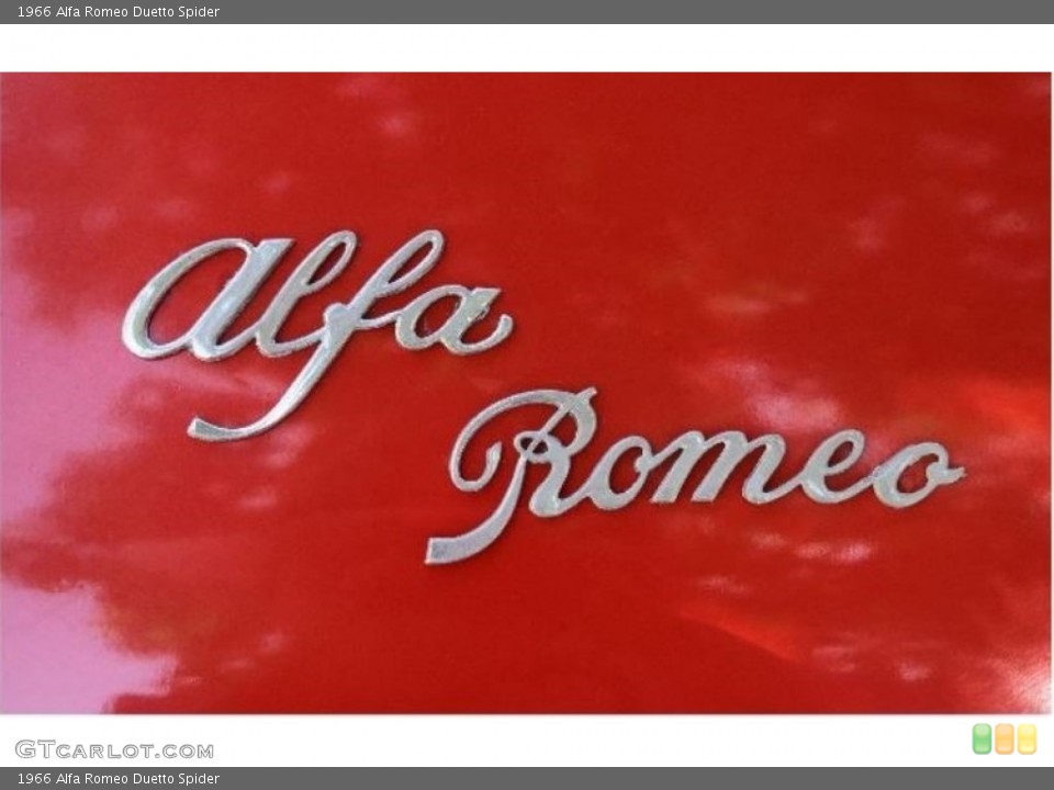 1966 Alfa Romeo Duetto Badges and Logos
