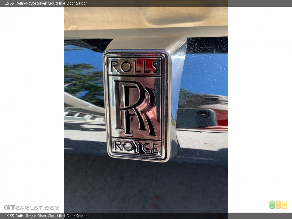 1965 Rolls-Royce Silver Cloud III Badges and Logos
