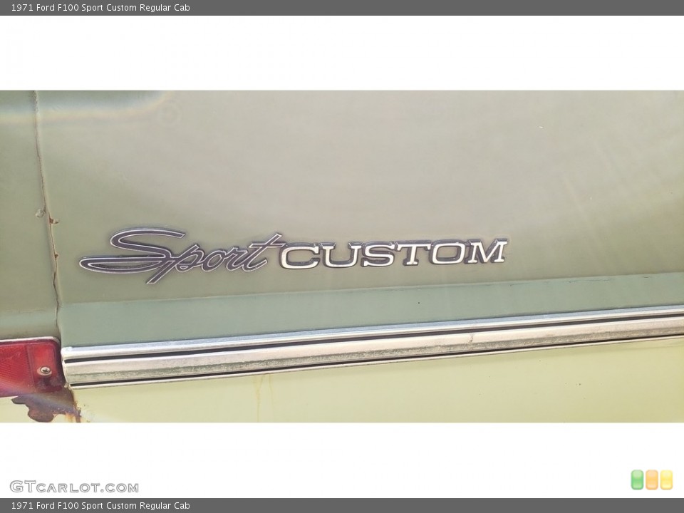 1971 Ford F100 Custom Badge and Logo Photo #138616622