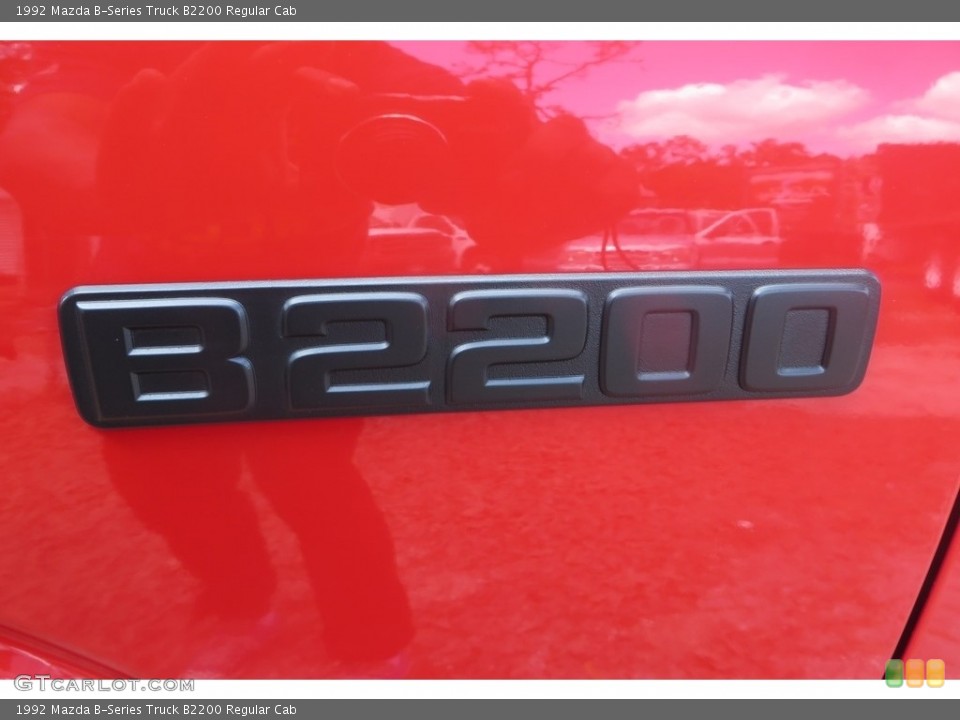 1992 Mazda B-Series Truck Badges and Logos