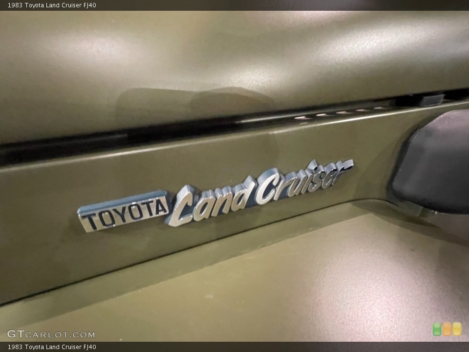 1983 Toyota Land Cruiser Badges and Logos