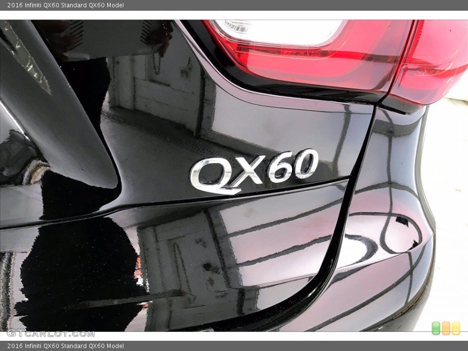 2016 Infiniti QX60 Badges and Logos