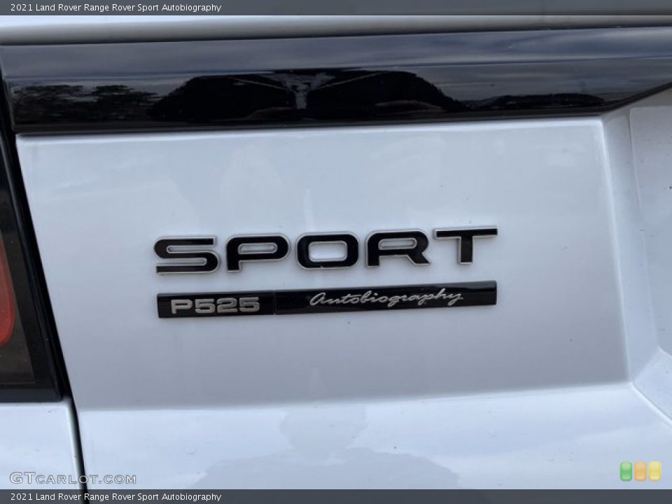 2021 Land Rover Range Rover Sport Badges and Logos