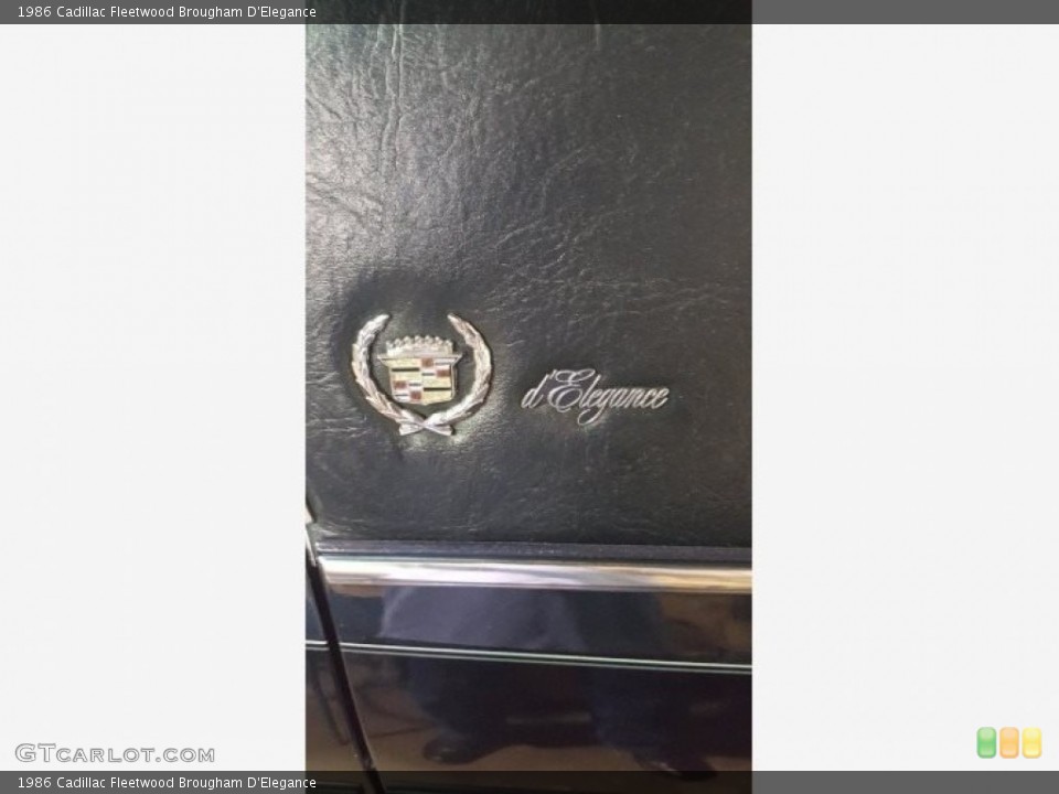 1986 Cadillac Fleetwood Custom Badge and Logo Photo #141089319