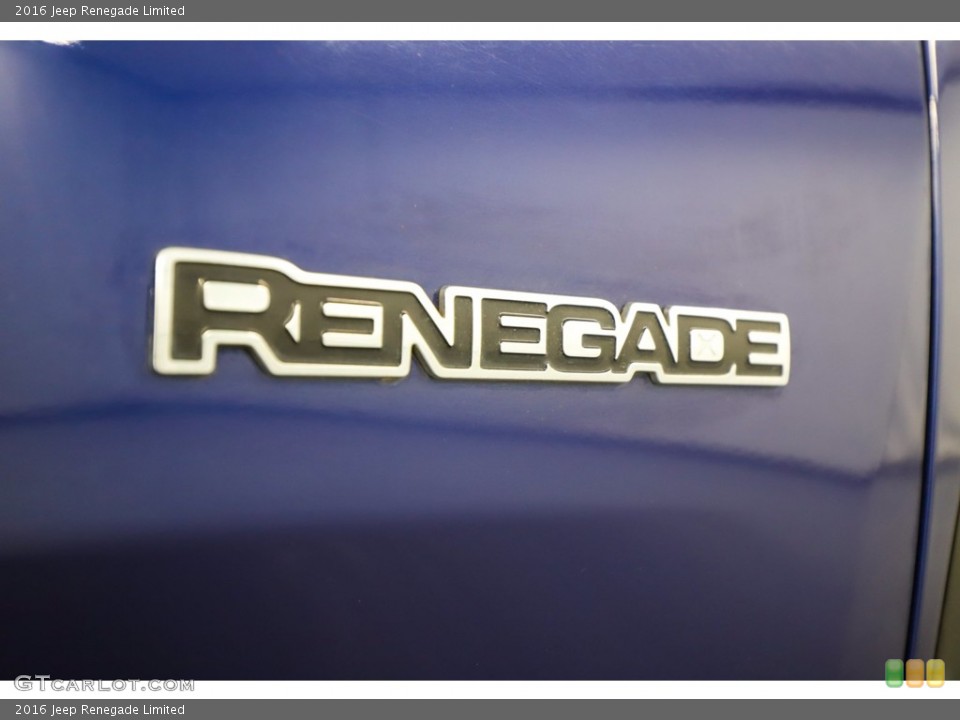 2016 Jeep Renegade Badges and Logos