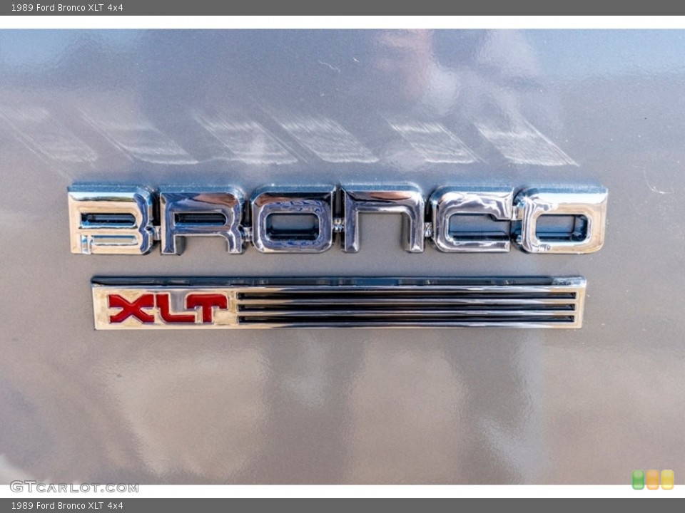 1989 Ford Bronco Badges and Logos