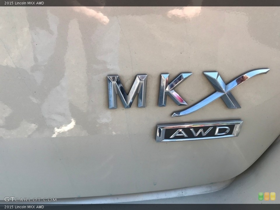 2015 Lincoln MKX Badges and Logos