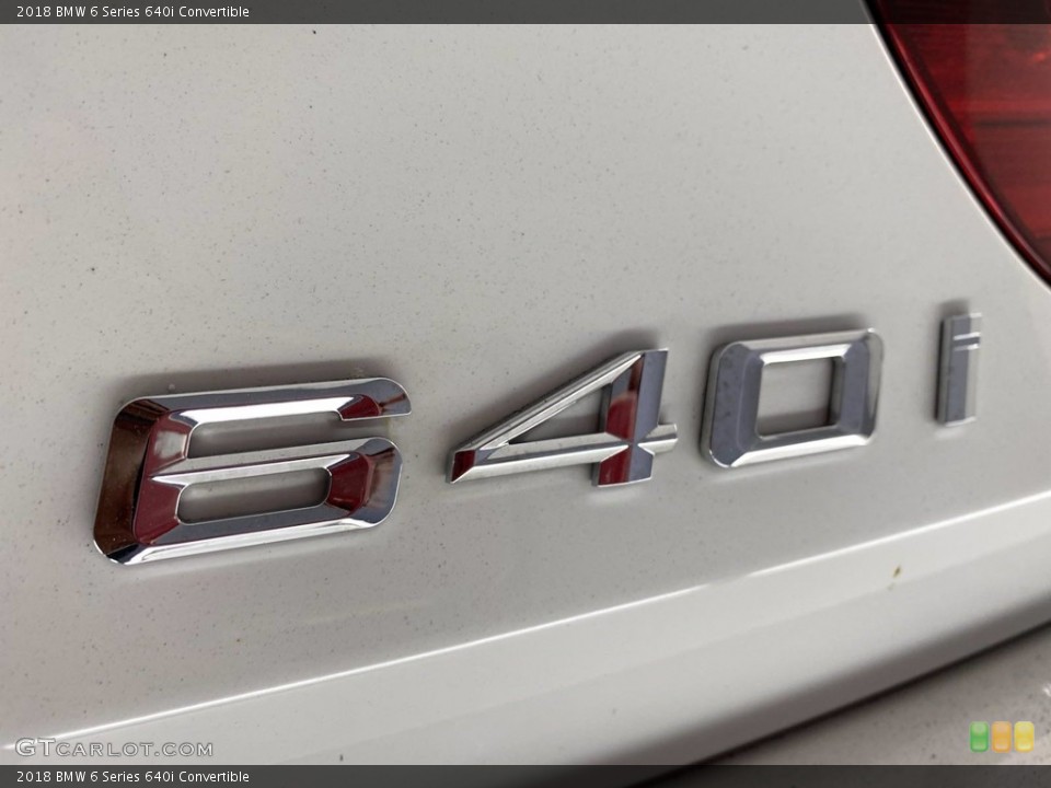 2018 BMW 6 Series Badges and Logos