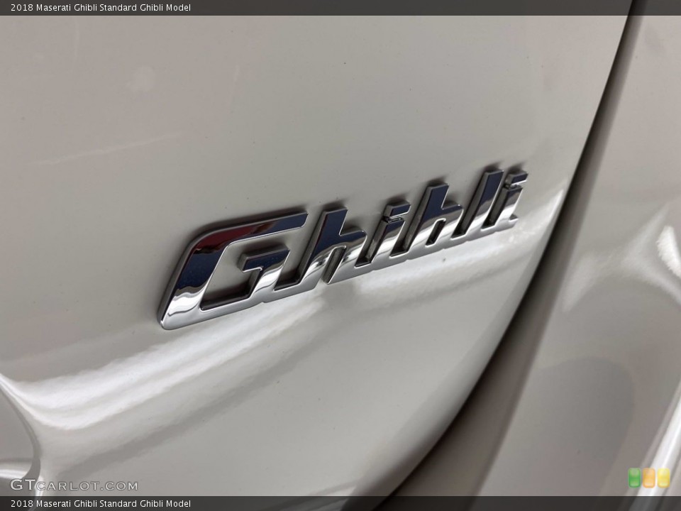 2018 Maserati Ghibli Badges and Logos
