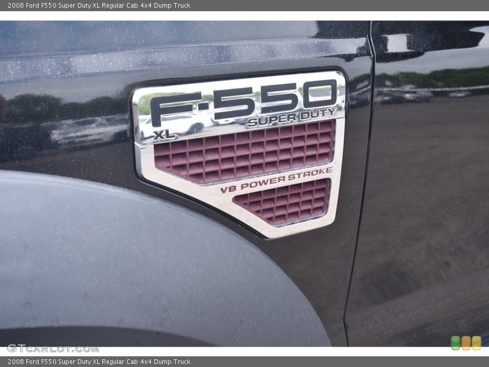 2008 Ford F550 Super Duty Badges and Logos