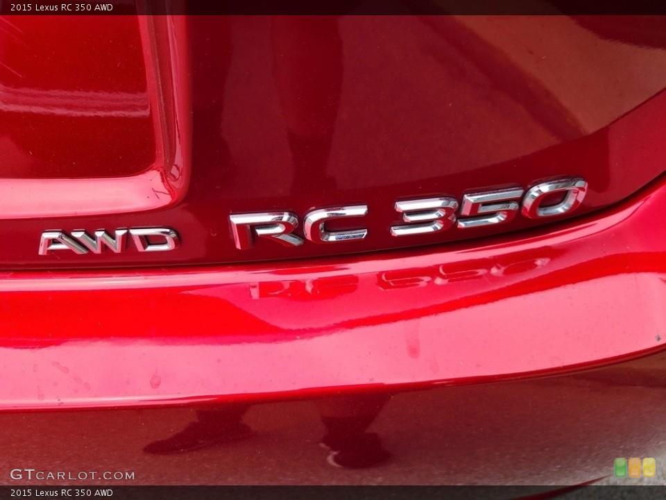 2015 Lexus RC Badges and Logos