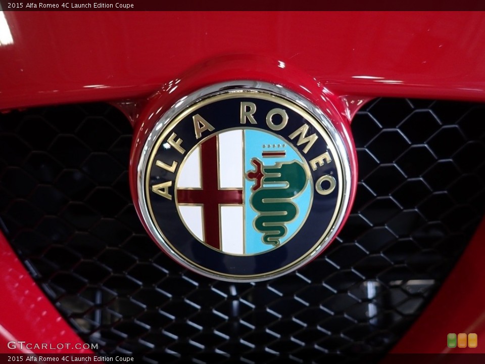 2015 Alfa Romeo 4C Badges and Logos