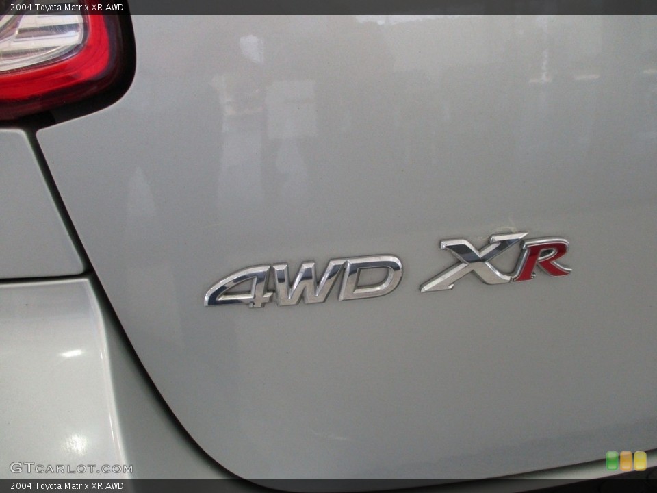 2004 Toyota Matrix Badges and Logos