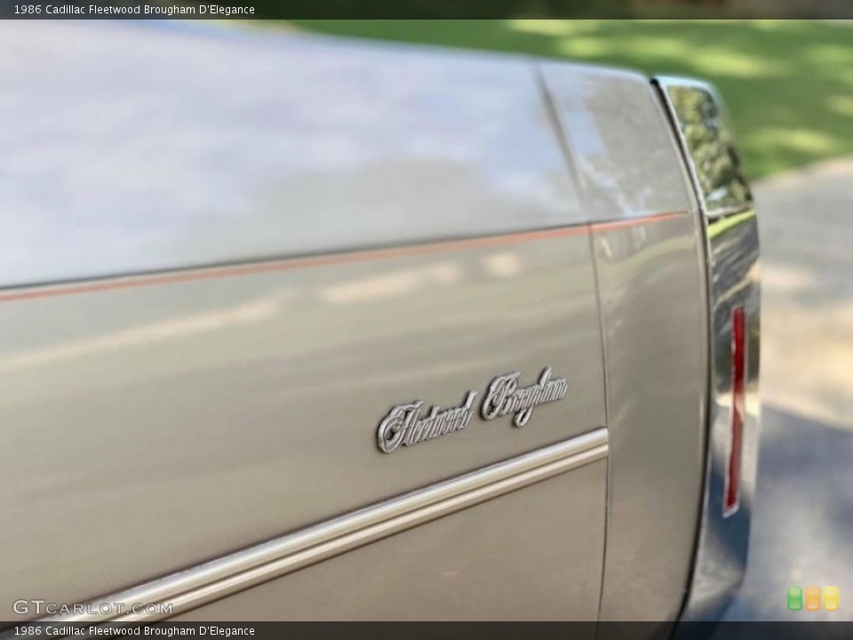 1986 Cadillac Fleetwood Custom Badge and Logo Photo #142978811