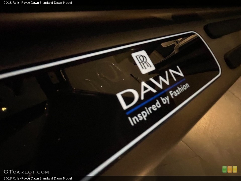 2018 Rolls-Royce Dawn Badges and Logos