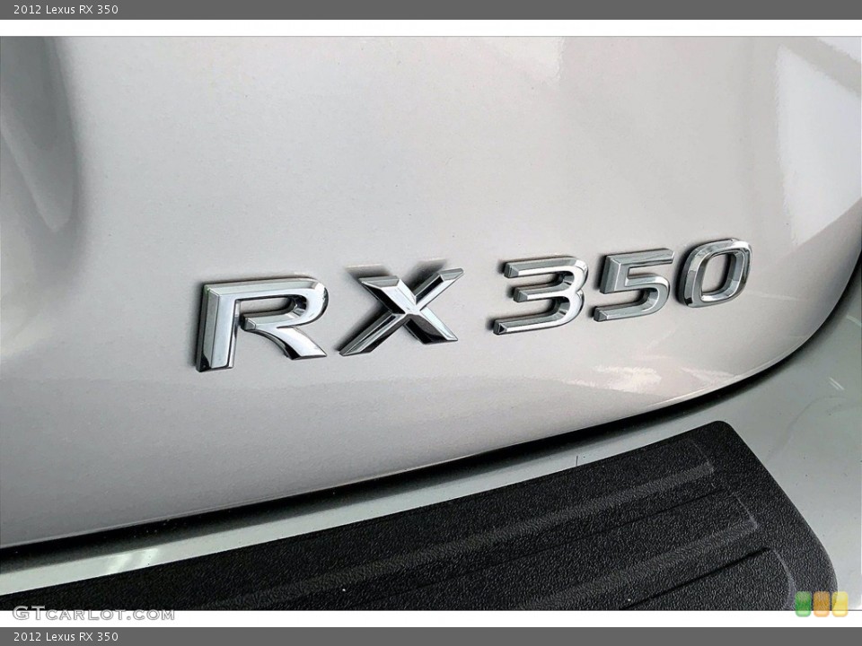 2012 Lexus RX Badges and Logos