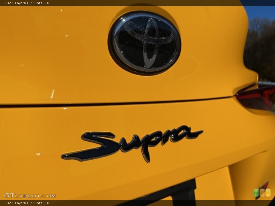 2022 Toyota GR Supra Badges and Logos