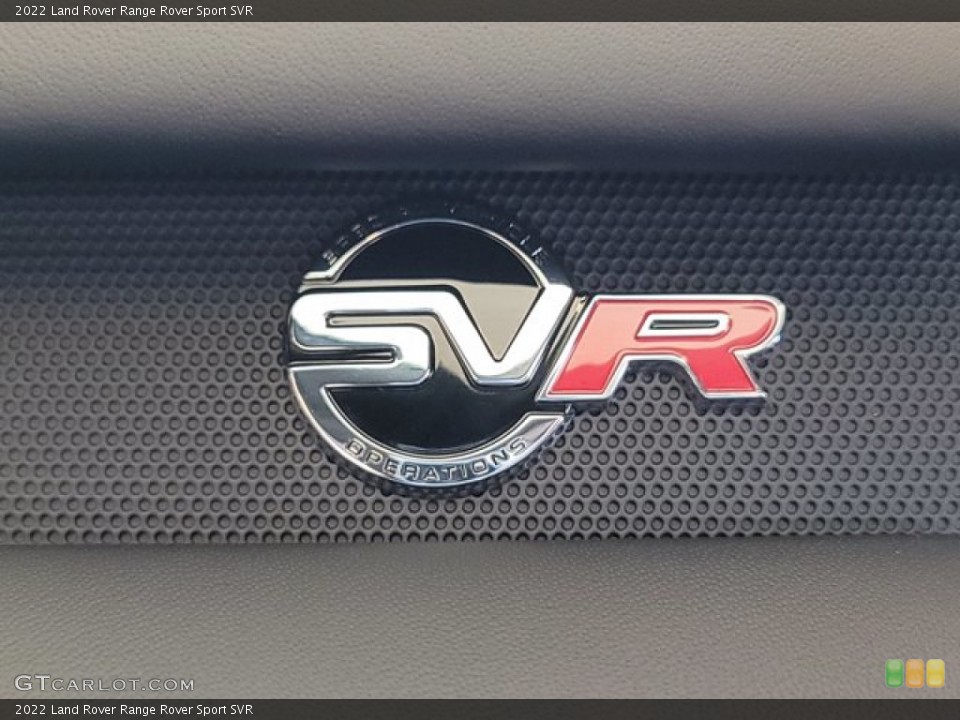 2022 Land Rover Range Rover Sport Badges and Logos