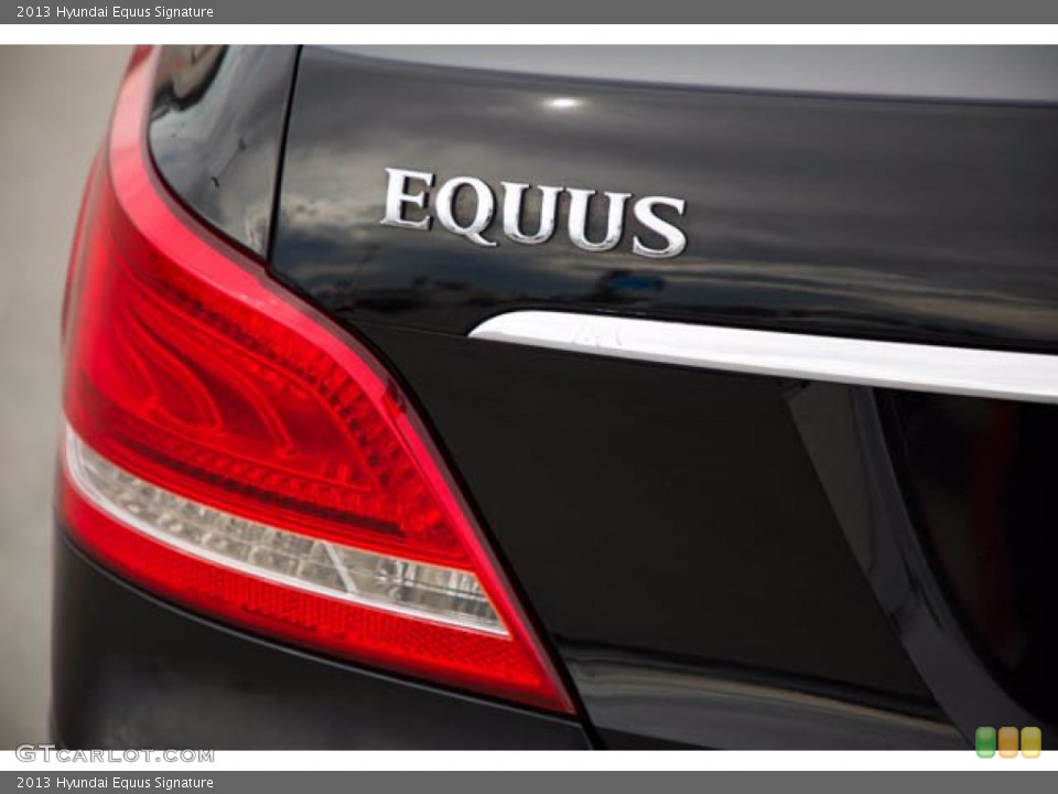 2013 Hyundai Equus Custom Badge and Logo Photo #143672601