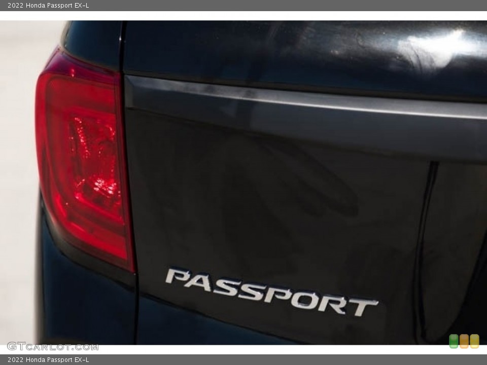 2022 Honda Passport Badges and Logos