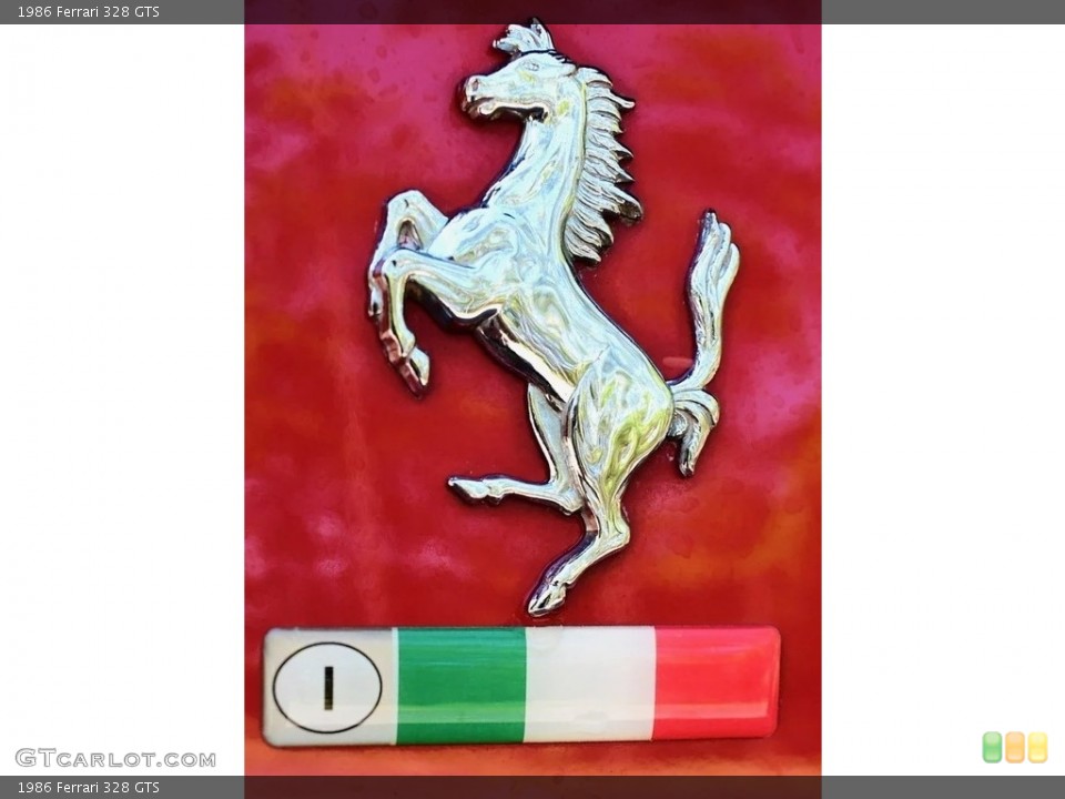 1986 Ferrari 328 Badges and Logos