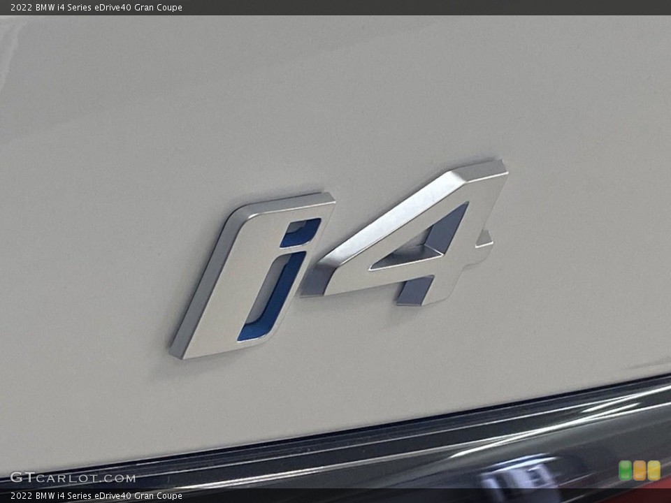 2022 BMW i4 Series Badges and Logos