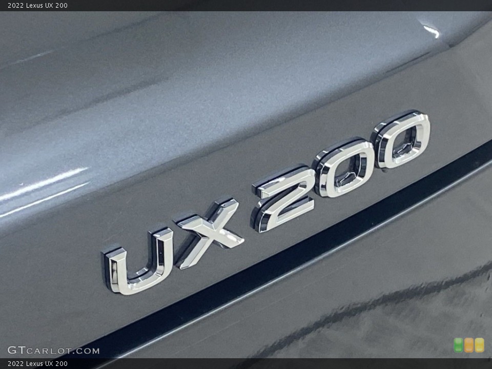 2022 Lexus UX Badges and Logos