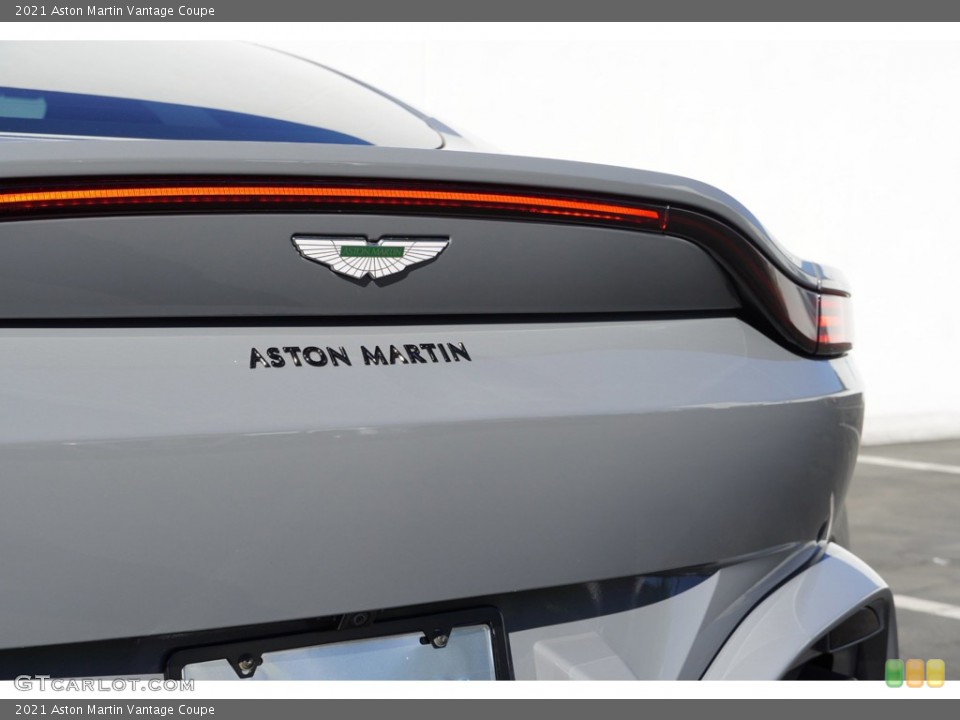 2021 Aston Martin Vantage Badges and Logos