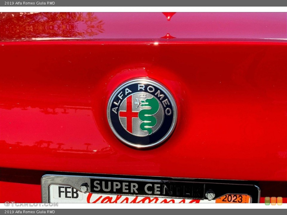 2019 Alfa Romeo Giulia Badges and Logos