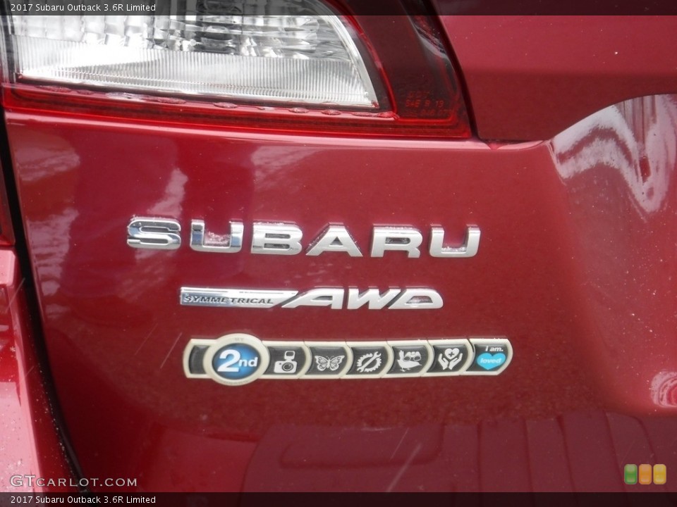 2017 Subaru Outback Badges and Logos
