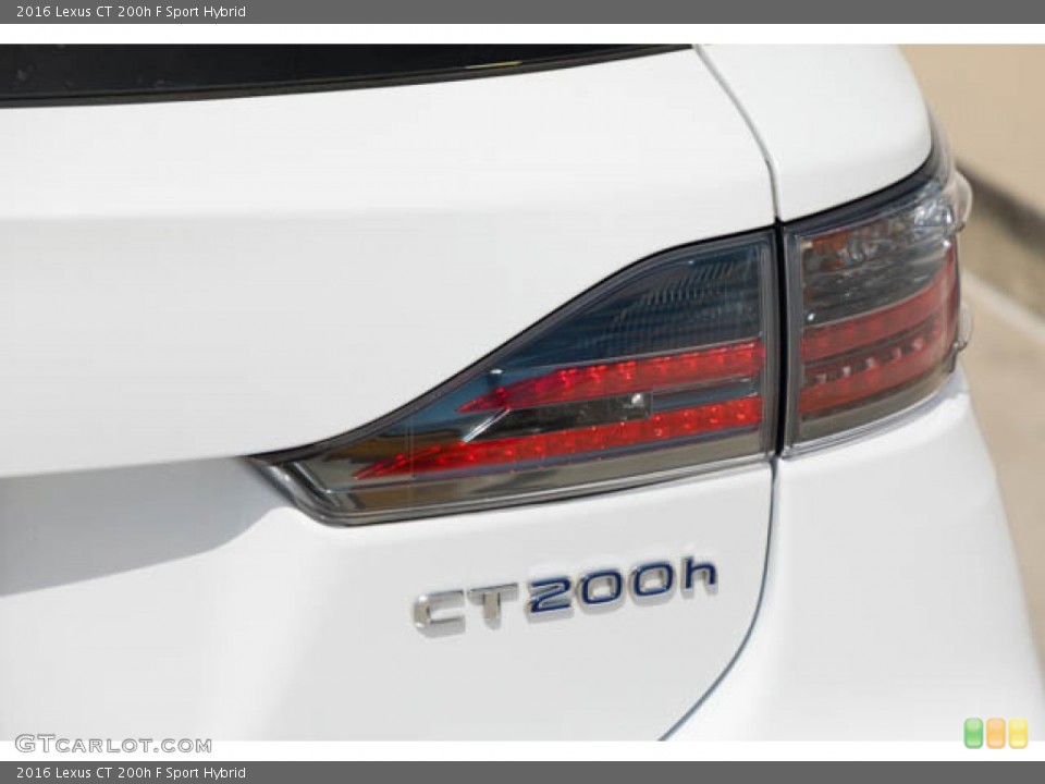 2016 Lexus CT Badges and Logos