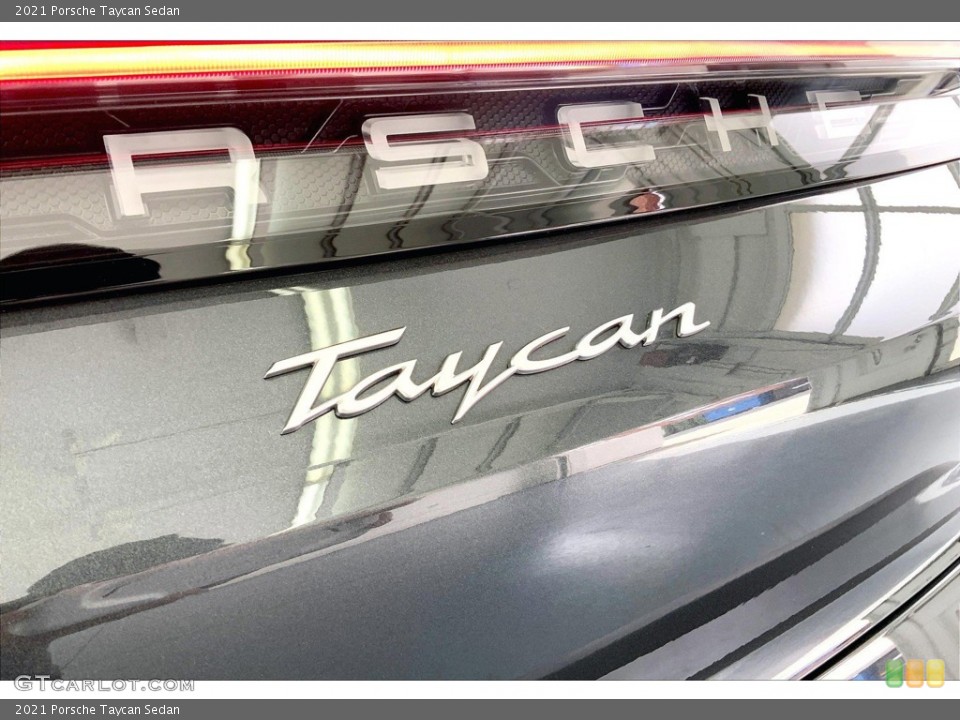 2021 Porsche Taycan Badges and Logos