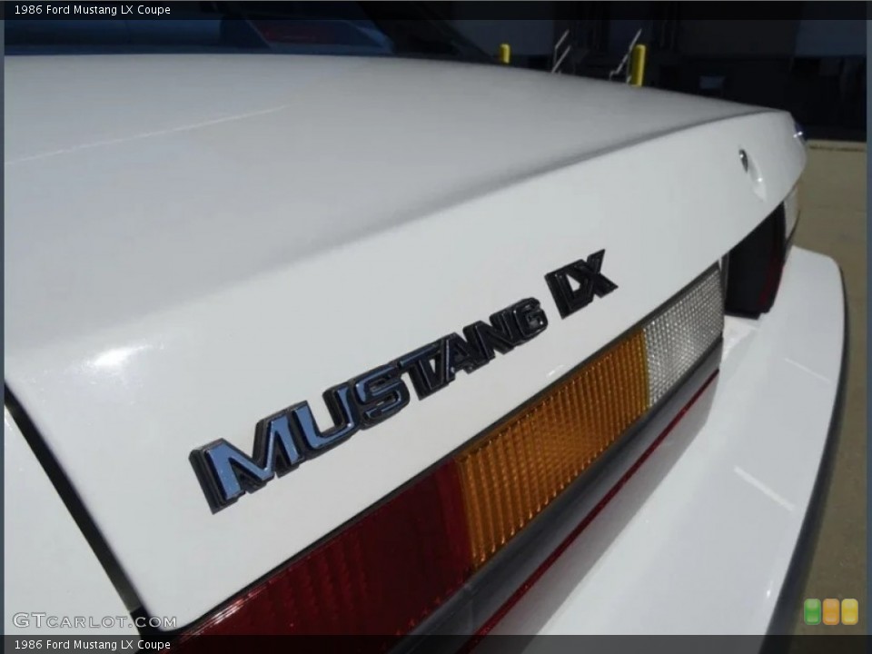 1986 Ford Mustang Custom Badge and Logo Photo #146076318