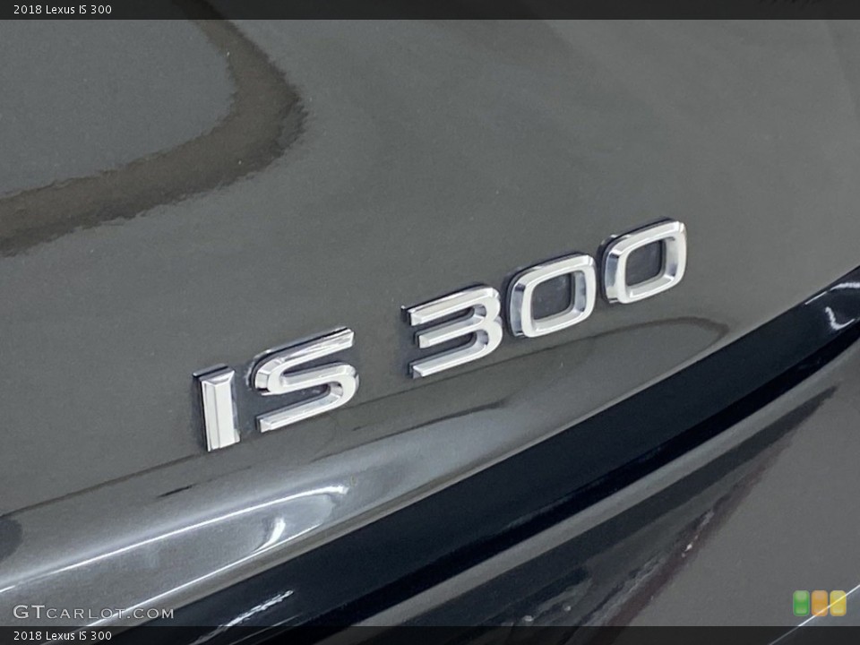 2018 Lexus IS Badges and Logos