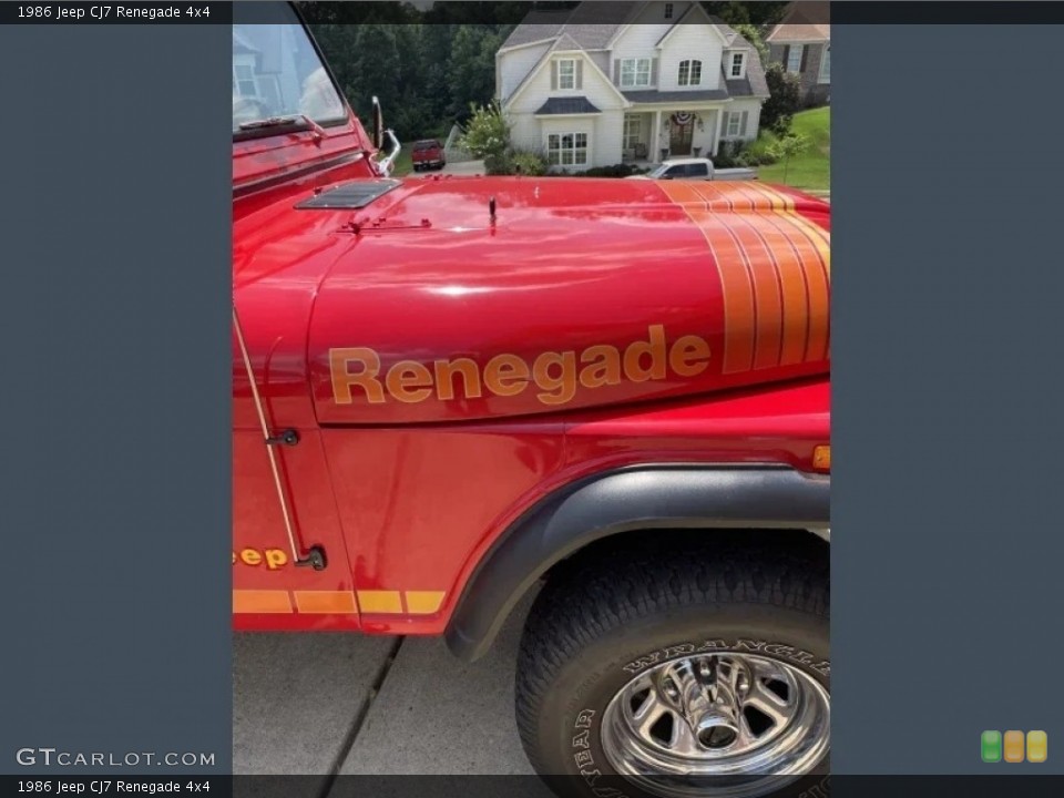 1986 Jeep CJ7 Badges and Logos