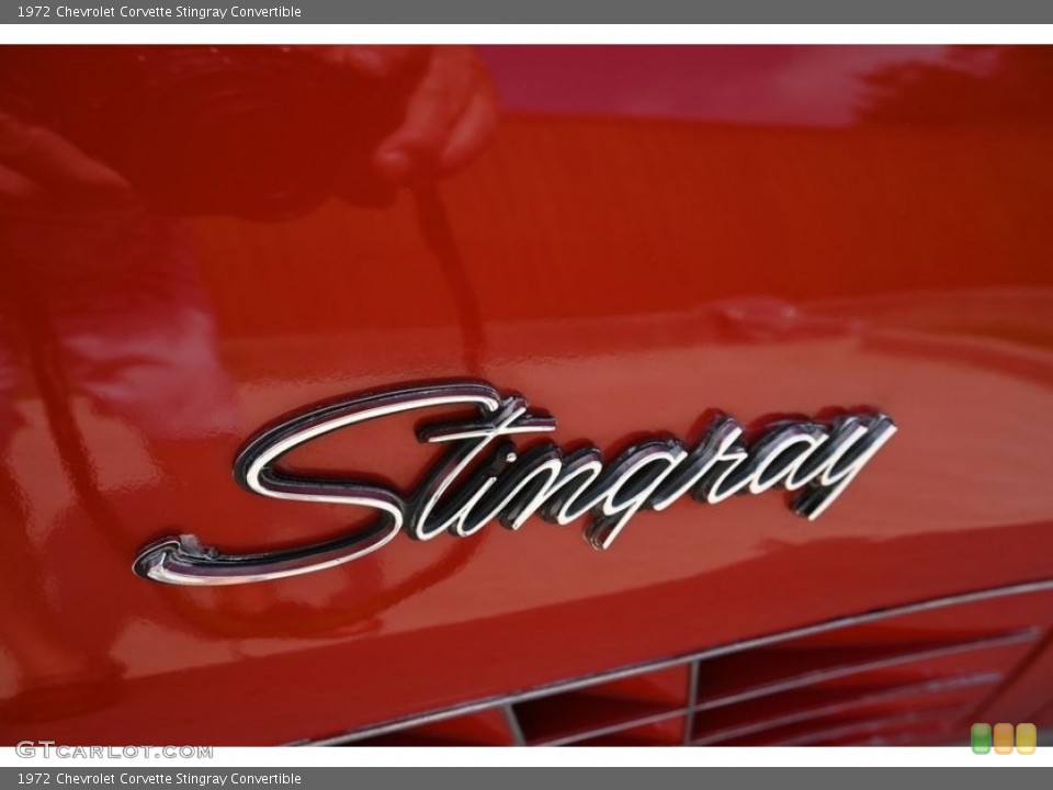 1972 Chevrolet Corvette Badges and Logos