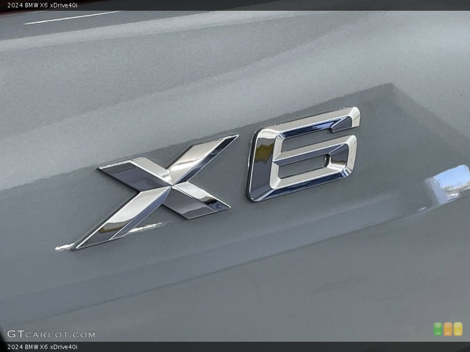 2024 BMW X6 Badges and Logos
