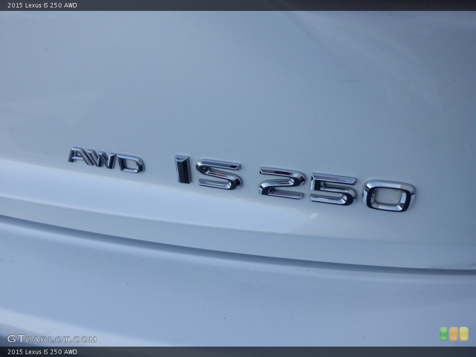 2015 Lexus IS Badges and Logos