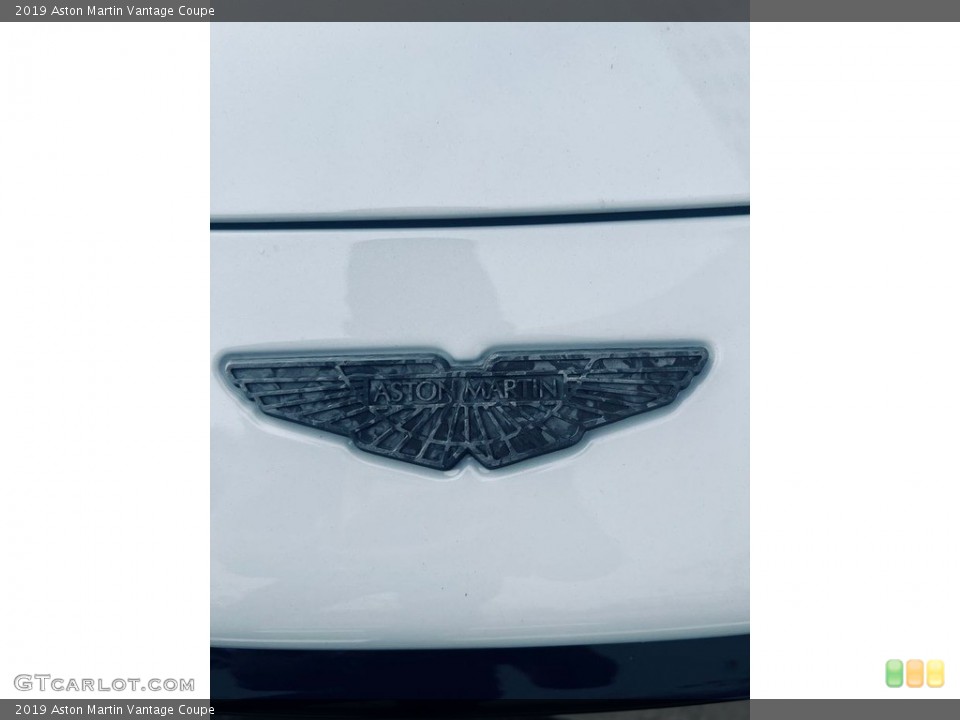 2019 Aston Martin Vantage Badges and Logos