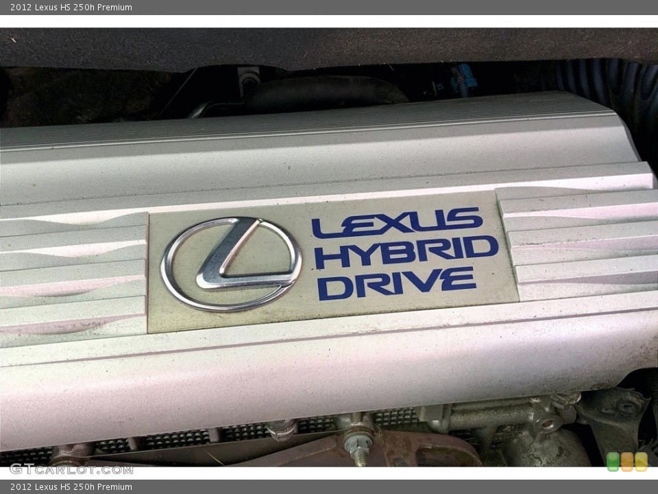 2012 Lexus HS Badges and Logos