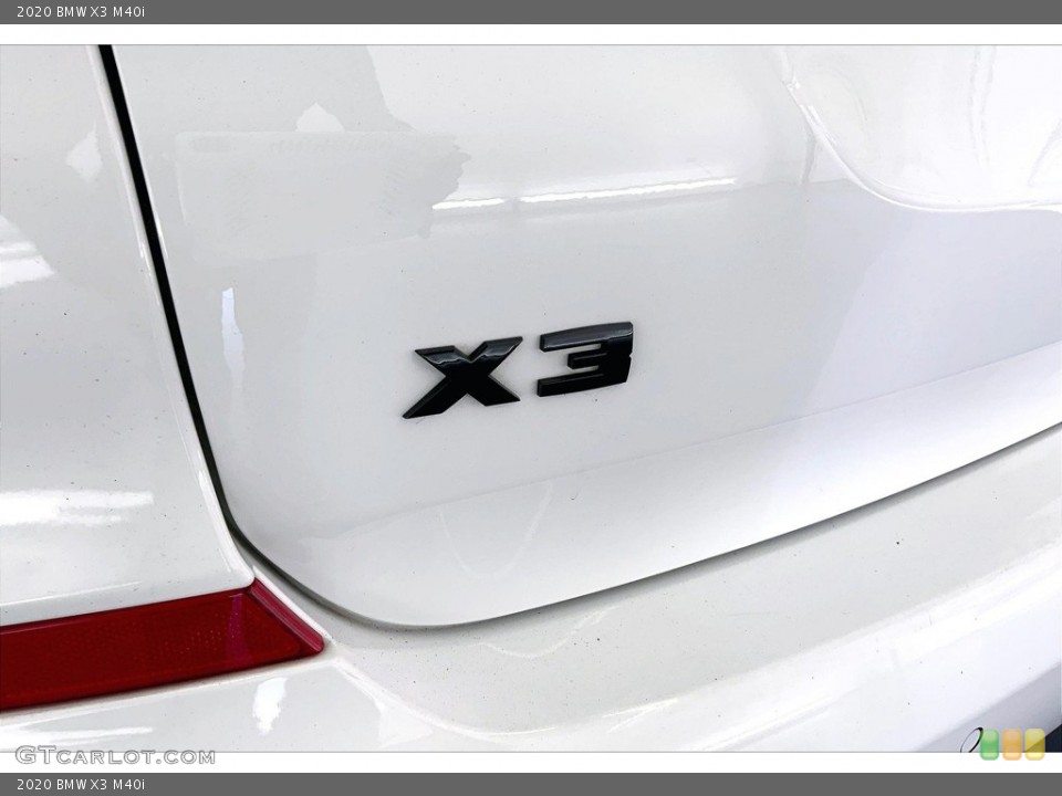 2020 BMW X3 Badges and Logos