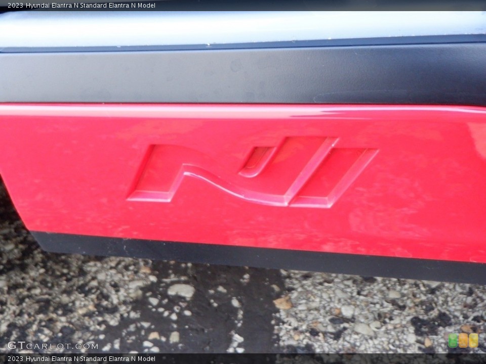 2023 Hyundai Elantra N Custom Badge and Logo Photo #146711197