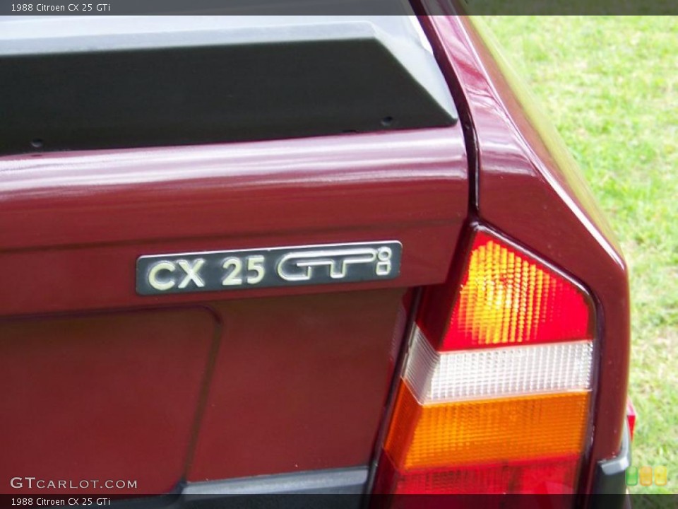 1988 Citroen CX Badges and Logos