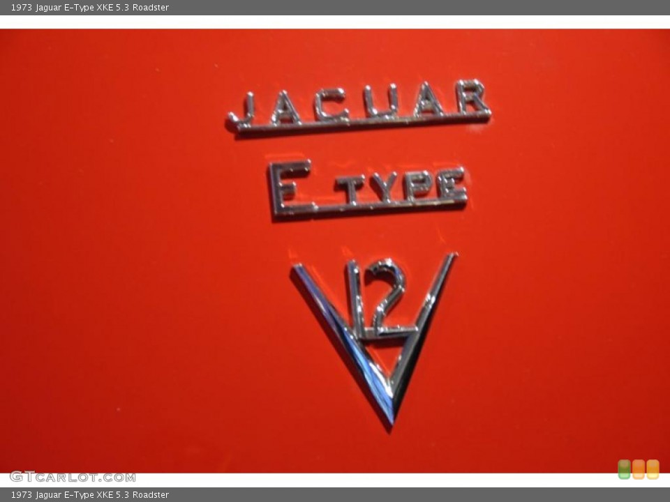 1973 Jaguar E-Type Badges and Logos